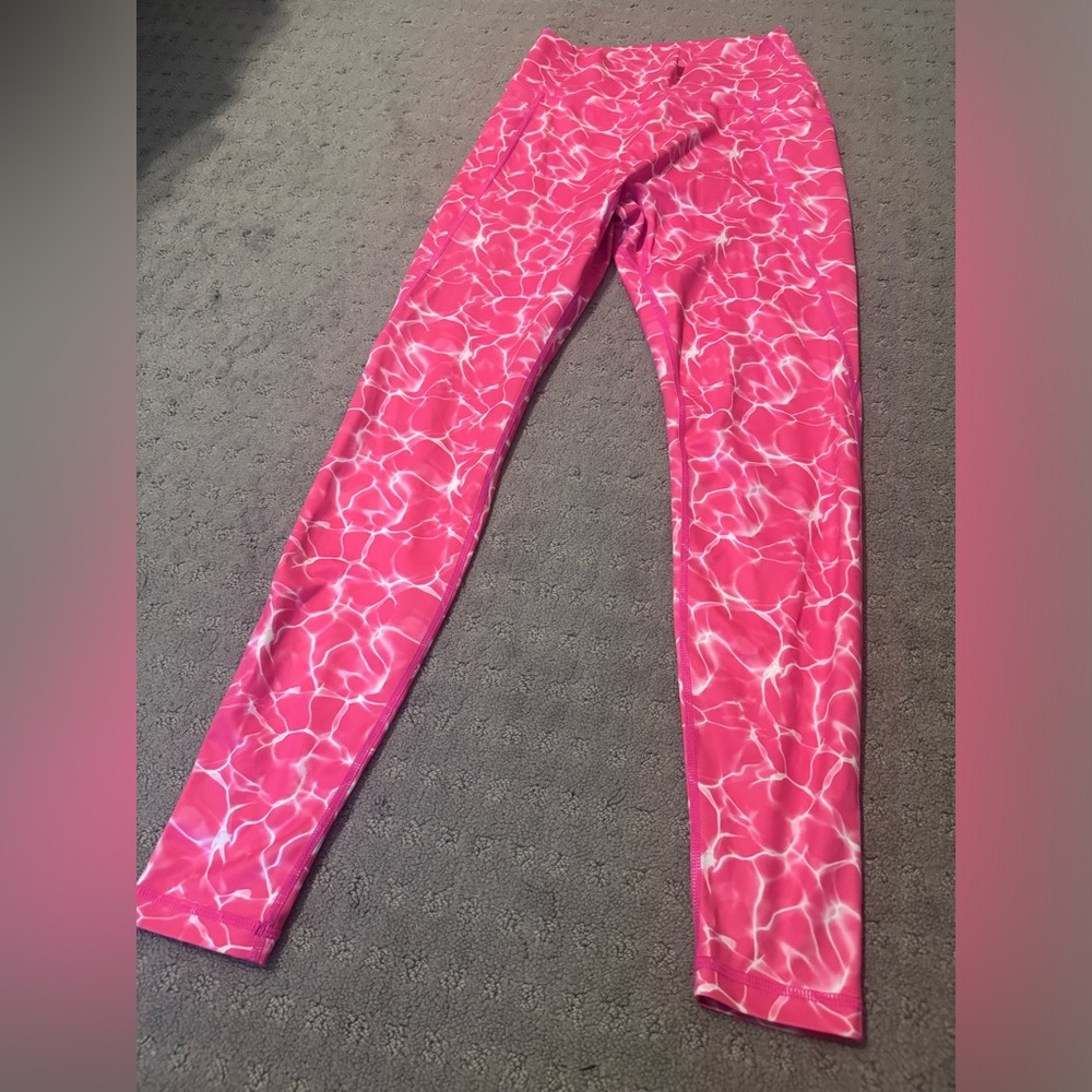 Pink buff bunny leggings